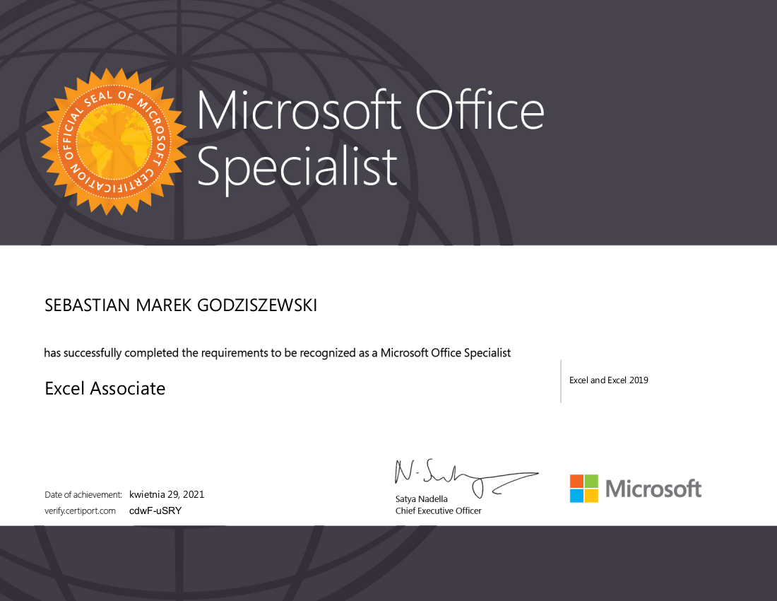 Certyfika Microsoft